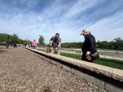 How To Properly Socialize Your Dog - Training That Lasts Dog Training A Group Of People Standing Next To A Stone Wall
