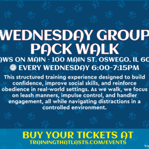 Wednesday Group Pack Walk | May 7Th, 2025